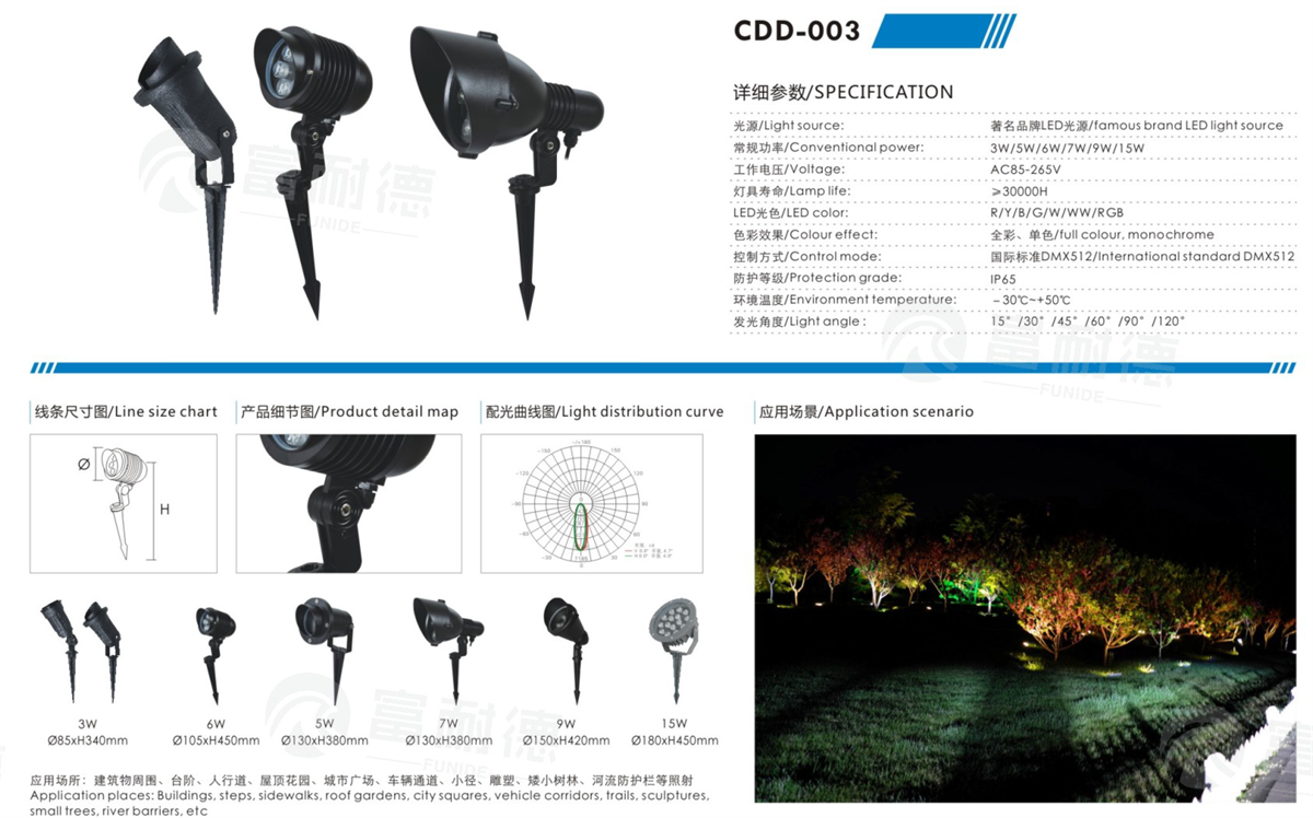 LED插地灯CDD-003